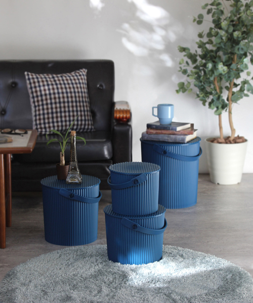 GEORGE'S（ジョージズ）の「オムニウッティ ニュートラル 10L / OMNIOUTIL BUCKET NEUTRAL（収納グッズ・レディース・マスタード/ネイビー/ホワイト/グレー・LARGE）」の15枚目の写真