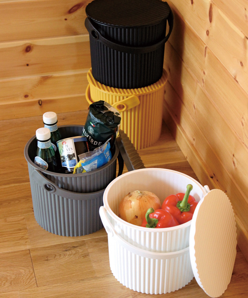 GEORGE'S（ジョージズ）の「オムニウッティ ニュートラル 10L / OMNIOUTIL BUCKET NEUTRAL（収納グッズ・レディース・マスタード/ネイビー/ホワイト/グレー・LARGE）」の19枚目の写真