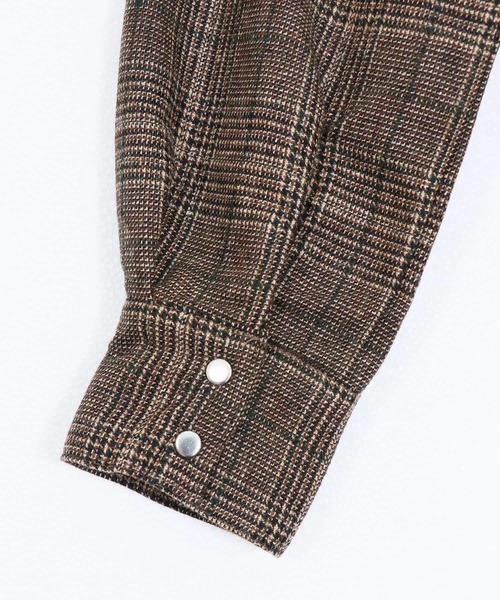 &g'aime（アンジェム）の「【&g'aime】チェックスイッチプルオーバー（シャツ/ブラウス・レディース・ブラック/ブラウン/グリーン・FREE）」の7枚目の写真