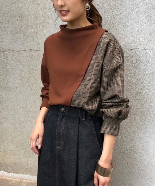 &g'aime（アンジェム）の「【&g'aime】チェックスイッチプルオーバー（シャツ/ブラウス・レディース・ブラック/ブラウン/グリーン・FREE）」の11枚目の写真