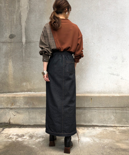 &g'aime（アンジェム）の「【&g'aime】チェックスイッチプルオーバー（シャツ/ブラウス・レディース・ブラック/ブラウン/グリーン・FREE）」の17枚目の写真
