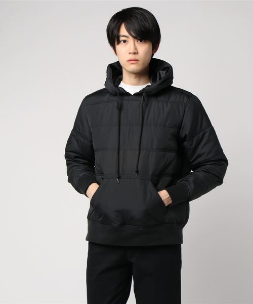 Denime（ドゥニーム）の「ファイバーダウンプルパーカージャケット（ダウンジャケット/コート・メンズ・ブラック/ベージュ・MEDIUM/LARGE）」の2枚目の写真