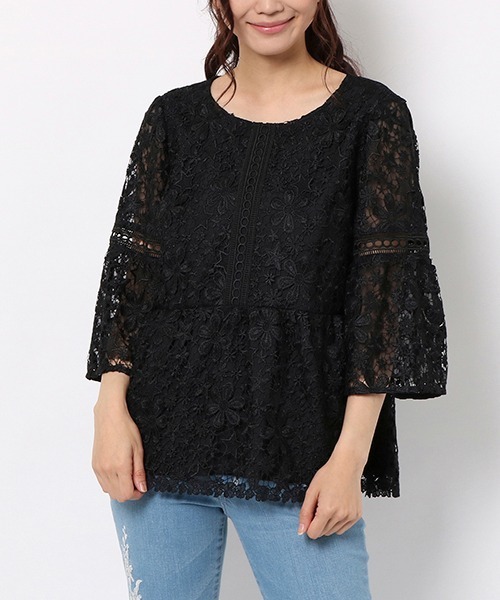 Rose Tiara ローズティアラ の スターケミカルレースブラウス Tシャツ カットソー Wear