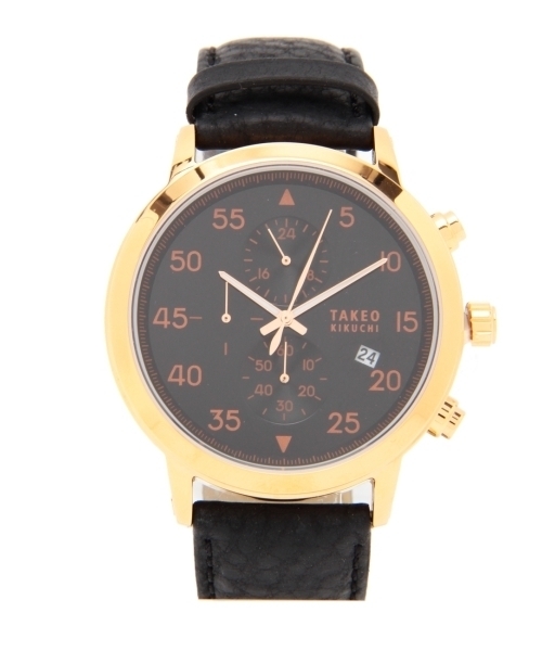 TAKEO KIKUCHI（タケオキクチ）の「2カウンタークロノソーラー時計