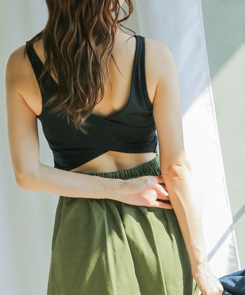 バッククロスブラトップ チューブトップ Select Moca セレクトモカ のファッション通販 Zozotown