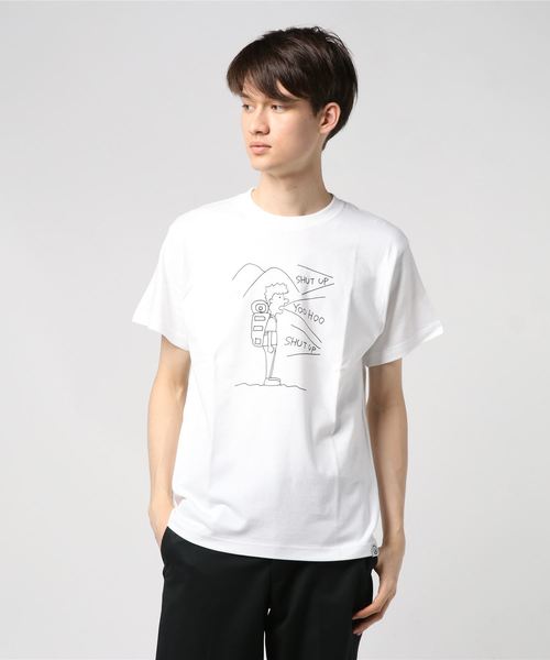 BAMBOO SHOOTS（バンブーシュート）の「BAMBOO SHOOTS / YAMABIKO（Tシャツ/カットソー・メンズ・ホワイト/ネイビー/グリーン・SMALL/MEDIUM/LARGE/X-LARGE）」の2枚目の写真