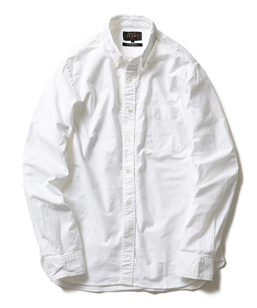 BEAMS PLUS（ビームスプラス）の「BEAMS PLUS / スリムフィット オックスフォード ボタンダウンシャツ（シャツ/ブラウス・メンズ・ホワイト/ブルー・X-SMALL/LARGE/SMALL/MEDIUM/X-LARGE/XX-LARGE）」の2枚目の写真