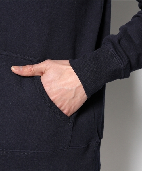 BEAMS（ビームス）の「○BIRDWELL / ZIP HOODY SWEAT（パーカー・メンズ・グレー/ネイビー・SMALL/MEDIUM）」の8枚目の写真