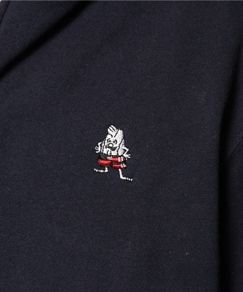 BEAMS（ビームス）の「○BIRDWELL / ZIP HOODY SWEAT（パーカー・メンズ・グレー/ネイビー・SMALL/MEDIUM）」の9枚目の写真