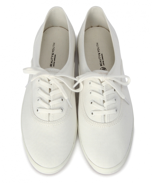 BEAUTY&YOUTH UNITED ARROWS（ビューティーアンドユースユナイテッドアローズ）の「BYBC キャンバスカラースニーカー2 ◆（スニーカー・レディース・ホワイト/ブラック/ネイビー/オリーブ・LARGE/MEDIUM/SMALL）」の6枚目の写真
