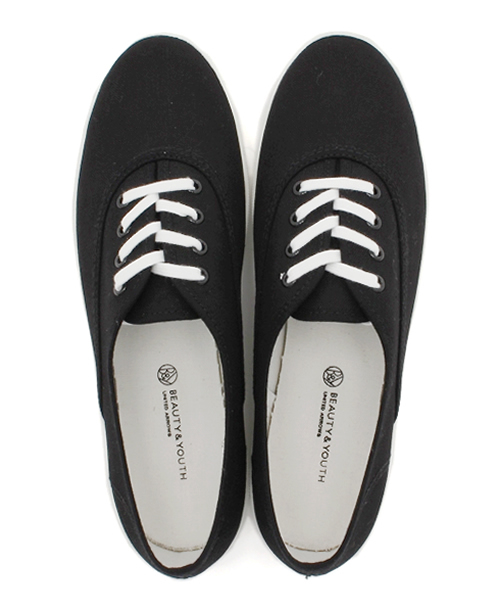 BEAUTY&YOUTH UNITED ARROWS（ビューティーアンドユースユナイテッドアローズ）の「BYBC キャンバスカラースニーカー2 ◆（スニーカー・レディース・ホワイト/ブラック/ネイビー/オリーブ・LARGE/MEDIUM/SMALL）」の12枚目の写真