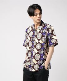 VIBGYOR Select/ 総柄プリント半袖シャツ