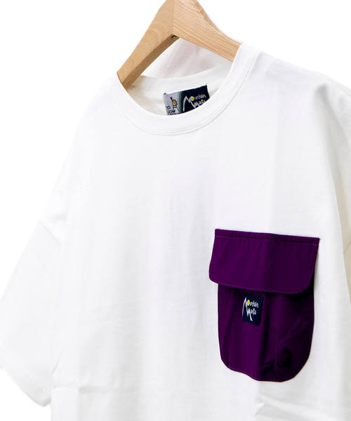 go slow caravan(ゴースローキャラバン)の「MOUNTAIN MANIA x GSC SHORT-SLEEVE POCKET TEE COLOR SCHEME(Tシャツ/カットソー・メンズ・ホワイト/ネイビー/カーキ/マスタード・MEDIUM/LARGE/X-LARGE)」の10枚目の写真