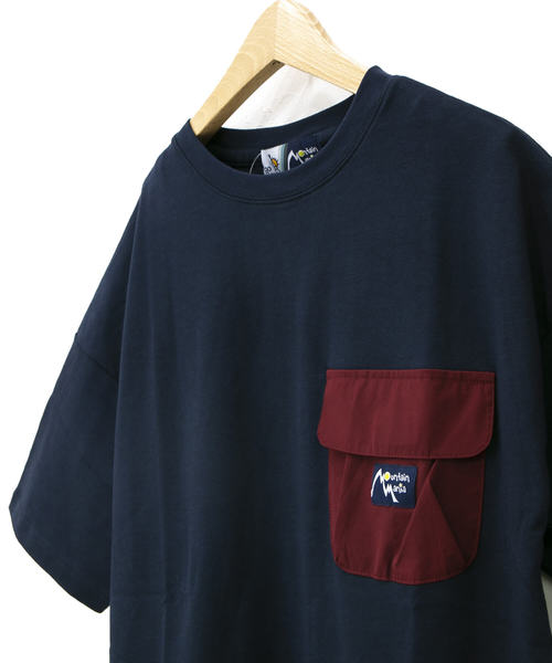 go slow caravan(ゴースローキャラバン)の「MOUNTAIN MANIA x GSC SHORT-SLEEVE POCKET TEE COLOR SCHEME(Tシャツ/カットソー・メンズ・ホワイト/ネイビー/カーキ/マスタード・MEDIUM/LARGE/X-LARGE)」の14枚目の写真