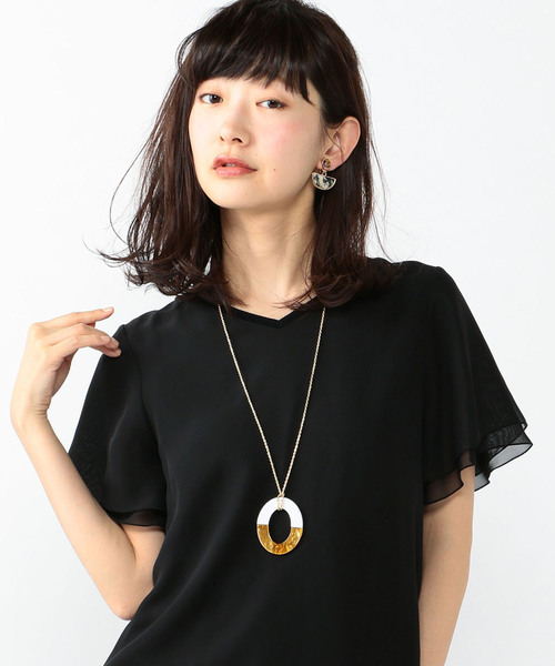 A/C DESIGN BY ALPHA CUBIC（エーシーデザインバイアルファキュービック）の「ラウンドモチーフネックレス（ネックレス・レディース・シルバー/ゴールド・フリー）」の7枚目の写真