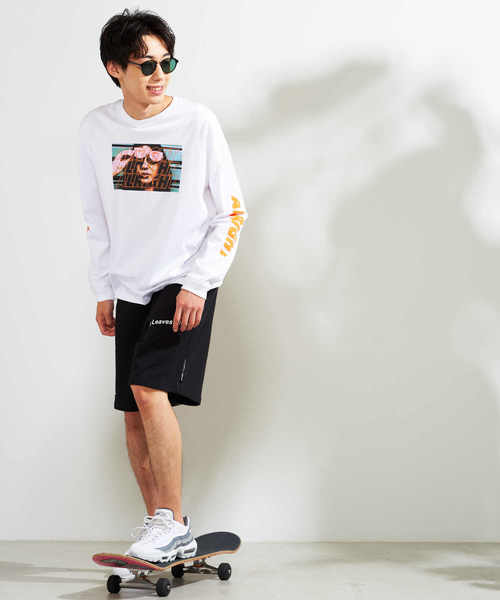 WEGO（ウィゴー）の「WEGO/ヘビー裏毛カラーショーツ（スウェットパンツ・メンズ・ブラック/レッド/イエロー系その他/ホワイト・MEDIUM/LARGE）」の13枚目の写真