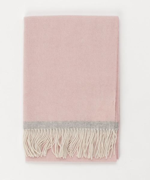 AVALON(U.Q)（アバロン）の「ウールヘリンボーンストール（ストール/ショール・レディース・ライトブルー/イエロー/ライトピンク・FREE）」の3枚目の写真