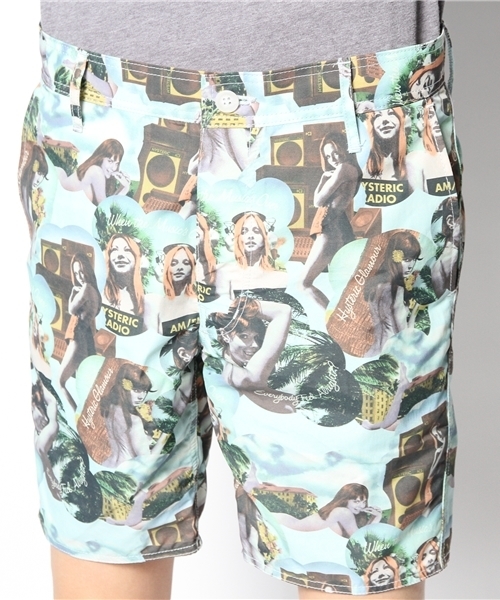 HYSTERIC GLAMOUR（ヒステリックグラマー）の「MUSIC’S OVER総柄 ショートPT（その他パンツ・メンズ・マルチ・LARGE/SMALL/MEDIUM）」の4枚目の写真