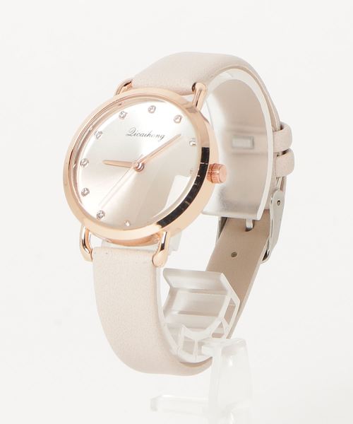 TABI PAL（タビパル）の「デザイン ウオッチ（アナログ腕時計・レディース・グレー/カーキ/ピンク/レッド系その他/ブラック系その他3/ブラック系その他2/ブラック系その他4/イエロー/ホワイト系その他/グレー系その他/ブラウン系その他/ピンク系その他/ブラウン/ベージュ/ホワイト/その他/その他1/その他2/A/B/C/D/F/I/J/K/L/M/N/O/P/Q/R/S/T/U/V/W/X/Y/Z/ネイビー/パープル/アイボリー/ミント/グリーン/ターコイズブルー/サックスブルー/その他5/その他3/その他4/ブルー系その他/その他15/H/その他16/その他19/その他20/キャメル/イエロー系その他/その他6/その他7/その他8/その他9/その他10/チャコール/ホワイト系その他4/ホワイト系その他5/その他21/その他22/その他24/その他25/その他26/その他27/その他28/その他30/ホワイト系その他3/ホワイト系その他2/ブラウン系その他4/ブラウン系その他5/ブラウン系その他3/ブラウン系その他2/グリーン系その他2/グレー系その他4/グレー系その他5/グレー系その他3/グレー系その他2/ブラック系その他5/ブラック系その他6/ベージュ系その他2/ブルー系その他3/ブルー系その他2/ブルー系その他4/イエロー系その他2/イエロー系その他3/イエロー系その他4/イエロー系その他5/ピンク系その他2/ピンク系その他3/ピンク系その他4/ピンク系その他5/レッド系その他2/レッド系その他3/レッド系その他4/レッド系その他5/レッド系その他6/その他23/その他31/その他32/ブラック/その他33/その他34/その他35/グレー系その他7/その他12/その他13/その他11/E/G/ライトホワイト/ブルー系その他5/ブルー系その他6/ブルー系その他7/ベージュ系その他/ホワイト系その他6/ホワイト系その他7/グレー系その他6/ブラウン系その他6/ブラック系その他7/ベージュ系その他3/その他14/ピンクゴールド/ゴールド系その他2/グリーン系その他/ピンク系その他6/ブラック系その他/グレイッシュブルー/イエロー系その他6/イエロー系その他7/スモークピンク/ロイヤルブルー/ベビーピンク/ライトピンク・FREE）」の10枚目の写真