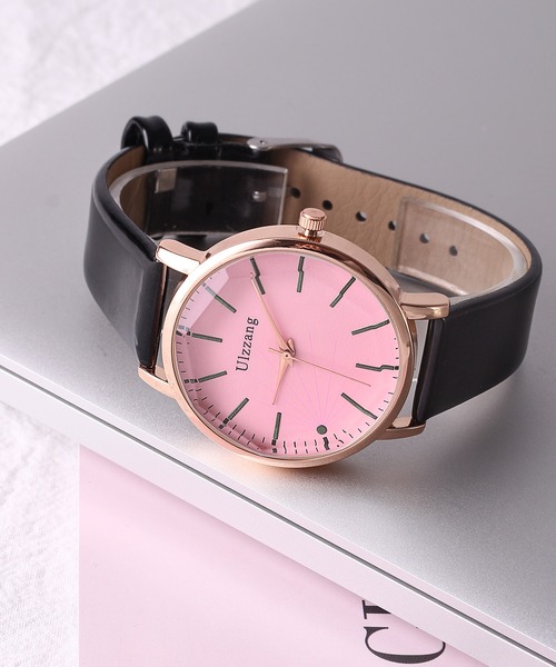 TABI PAL（タビパル）の「デザイン ウオッチ（アナログ腕時計・レディース・グレー/カーキ/ピンク/レッド系その他/ブラック系その他3/ブラック系その他2/ブラック系その他4/イエロー/ホワイト系その他/グレー系その他/ブラウン系その他/ピンク系その他/ブラウン/ベージュ/ホワイト/その他/その他1/その他2/A/B/C/D/F/I/J/K/L/M/N/O/P/Q/R/S/T/U/V/W/X/Y/Z/ネイビー/パープル/アイボリー/ミント/グリーン/ターコイズブルー/サックスブルー/その他5/その他3/その他4/ブルー系その他/その他15/H/その他16/その他19/その他20/キャメル/イエロー系その他/その他6/その他7/その他8/その他9/その他10/チャコール/ホワイト系その他4/ホワイト系その他5/その他21/その他22/その他24/その他25/その他26/その他27/その他28/その他30/ホワイト系その他3/ホワイト系その他2/ブラウン系その他4/ブラウン系その他5/ブラウン系その他3/ブラウン系その他2/グリーン系その他2/グレー系その他4/グレー系その他5/グレー系その他3/グレー系その他2/ブラック系その他5/ブラック系その他6/ベージュ系その他2/ブルー系その他3/ブルー系その他2/ブルー系その他4/イエロー系その他2/イエロー系その他3/イエロー系その他4/イエロー系その他5/ピンク系その他2/ピンク系その他3/ピンク系その他4/ピンク系その他5/レッド系その他2/レッド系その他3/レッド系その他4/レッド系その他5/レッド系その他6/その他23/その他31/その他32/ブラック/その他33/その他34/その他35/グレー系その他7/その他12/その他13/その他11/E/G/ライトホワイト/ブルー系その他5/ブルー系その他6/ブルー系その他7/ベージュ系その他/ホワイト系その他6/ホワイト系その他7/グレー系その他6/ブラウン系その他6/ブラック系その他7/ベージュ系その他3/その他14/ピンクゴールド/ゴールド系その他2/グリーン系その他/ピンク系その他6/ブラック系その他/グレイッシュブルー/イエロー系その他6/イエロー系その他7/スモークピンク/ロイヤルブルー/ベビーピンク/ライトピンク・FREE）」の16枚目の写真