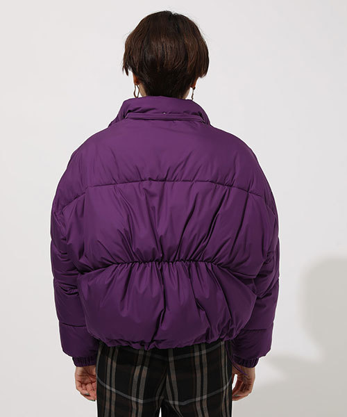 moussy フライトジャケット　パープル LIMONTA THERMORE SHORT BZ/リモンタサーモアショートブルゾン（中綿