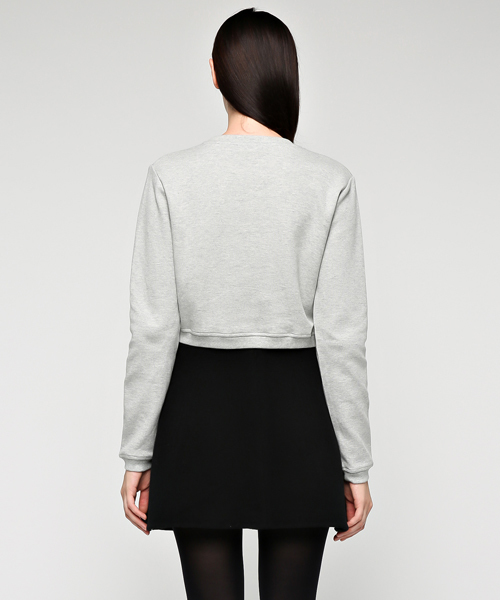 CARVEN(カルヴェン)の「INTERLOCK JERSEY PULL(スウェット・レディース・グレー・SMALL/X-SMALL)」の3枚目の写真