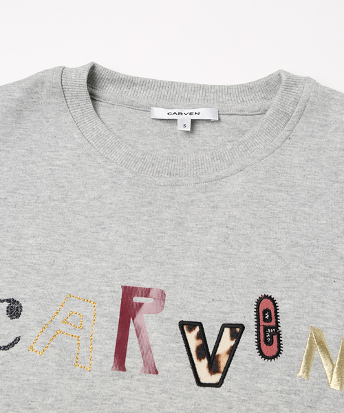 CARVEN(カルヴェン)の「INTERLOCK JERSEY PULL(スウェット・レディース・グレー・SMALL/X-SMALL)」の5枚目の写真