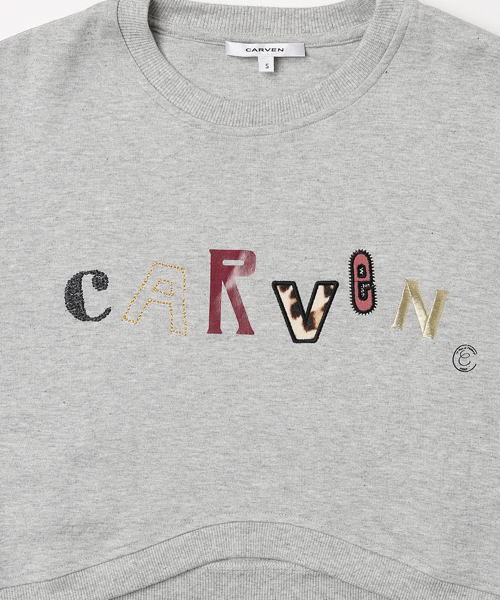 CARVEN(カルヴェン)の「INTERLOCK JERSEY PULL(スウェット・レディース・グレー・SMALL/X-SMALL)」の7枚目の写真