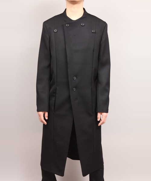 ato（アトウ）の「LAPEL BUTTON COAT（チェスターコート）」 - WEAR