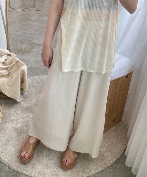 chuclla(チュクラ)の「【chuclla】Platform crossed belt sandal sb-6 chs46(サンダル・レディース・ブラック/ベージュ・36/37/40/38/39)」の3枚目の写真