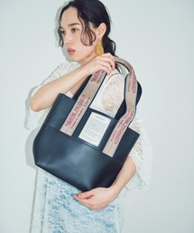 THEATRE PRODUCTS | MISSISSIPPI Msize／合皮ジャガードテープ バッグ(トートバッグ)