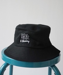 dictionary（ディクショナリー）の「【 Keith Haring / キースヘリング 】 アート ロゴ 刺繍 バケット ハット（ハット）」