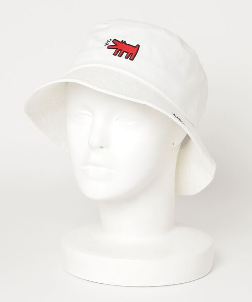 Keith Haring（キース・ヘリング）の「【 Keith Haring / キースヘリング 】 アート ロゴ 刺繍 バケット ハット（ハット・メンズ・ベージュ/ブラック/ホワイト/ブラック系その他/ベージュ系その他/ホワイト系その他/ブラック系その他2/ベージュ系その他2/ホワイト系その他2/ブラック系その他3/ブラック系その他4/ベージュ系その他3/ホワイト系その他3/ブラック系その他5/ホワイト系その他4/ベージュ系その他5/ベージュ系その他4/ブラック系その他6/ホワイト系その他5・FREE）」の21枚目の写真