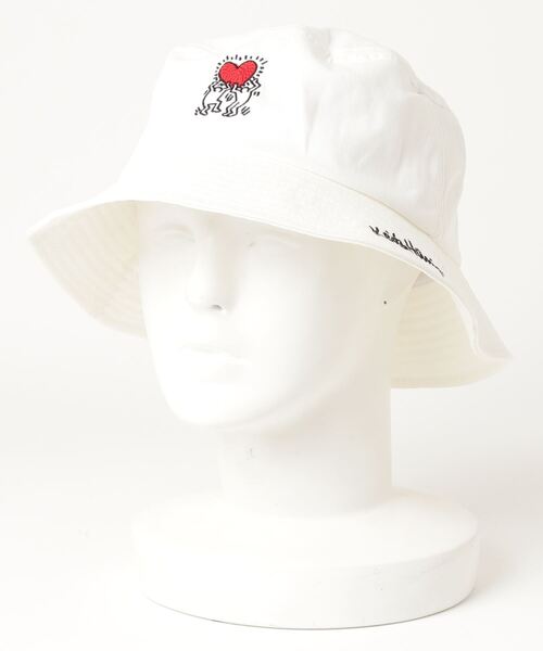 Keith Haring（キース・ヘリング）の「【 Keith Haring / キースヘリング 】 アート ロゴ 刺繍 バケット ハット（ハット・メンズ・ベージュ/ブラック/ホワイト/ブラック系その他/ベージュ系その他/ホワイト系その他/ブラック系その他2/ベージュ系その他2/ホワイト系その他2/ブラック系その他3/ブラック系その他4/ベージュ系その他3/ホワイト系その他3/ブラック系その他5/ホワイト系その他4/ベージュ系その他5/ベージュ系その他4/ブラック系その他6/ホワイト系その他5・FREE）」の22枚目の写真