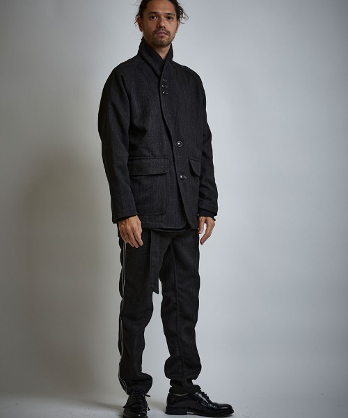 EGO TRIPPING（エゴトリッピング）の「mp8329-MARCHING TROUSERS トラウザーパンツ（その他パンツ・メンズ・グレー/チャコール・31/33/29）」の8枚目の写真