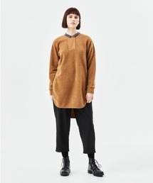 mizuiroind（ミズイロインド）の「ボアヘンリーネックワンピース（ワンピース・レディース）」