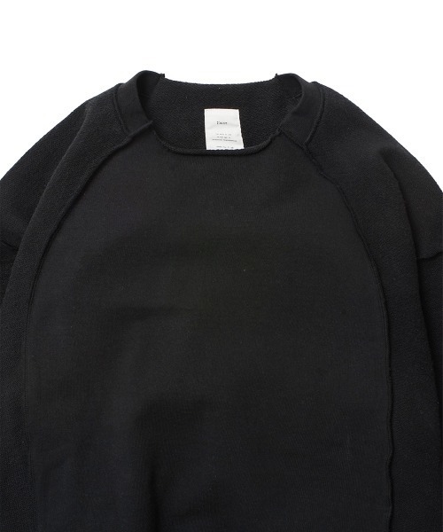 Name.（ネーム）の「【Name.】インサイドアウトクルーネックスウェット/NMCU-20AW-005（スウェット・メンズ・ブルー/ブラック/ベージュ・1/2）」の4枚目の写真