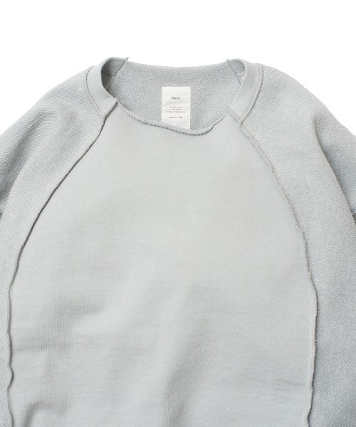 Name.（ネーム）の「【Name.】インサイドアウトクルーネックスウェット/NMCU-20AW-005（スウェット・メンズ・ブルー/ブラック/ベージュ・1/2）」の6枚目の写真