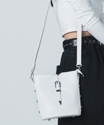 WEGO | WEGO/バックルベルトバケツショルダーバッグ(ショルダーバッグ)