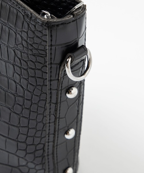 WEGO(ウィゴー)の「WEGO/バックルベルトバケツショルダーバッグ(ショルダーバッグ・レディース・ホワイト/ブラック・FREE)」の4枚目の写真