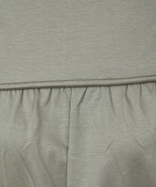 qualite（カリテ）の「プレーティング天竺ドルマンプルオーバー（Tシャツ/カットソー・レディース・ホワイト/ブラック/カーキ・フリー）」の13枚目の写真