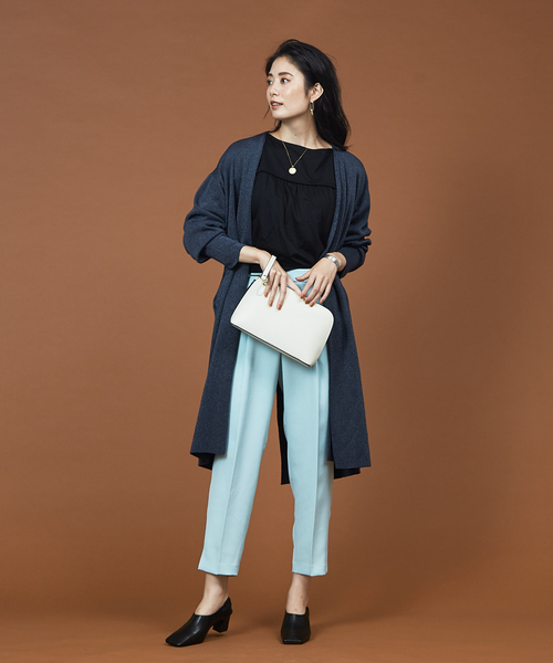 qualite（カリテ）の「プレーティング天竺ドルマンプルオーバー（Tシャツ/カットソー・レディース・ホワイト/ブラック/カーキ・フリー）」の18枚目の写真