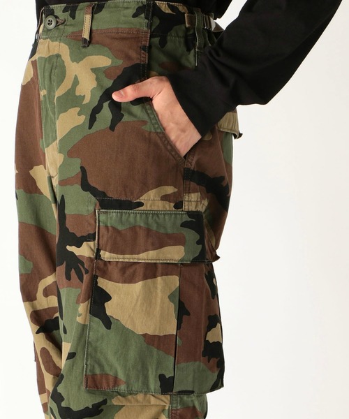 タイガーカモ ミリタリー ジャケットとパンツセット LARGE-REGULAR ALPHA（アルファ）の「6ポケット ジャングルカーゴパンツ カモ柄
