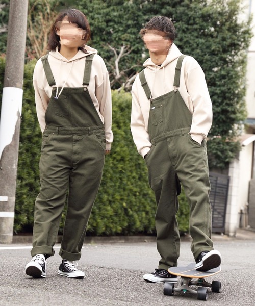 8(eight)(エイト)の「デニムオーバーオール(ユニセックス対応)(サロペット/オーバーオール・メンズ・ブラック/ブラウン/オリーブ/インディゴブルー/ブルー/アイボリー・SMALL/MEDIUM/LARGE/X-LARGE/X-SMALL)」の4枚目の写真