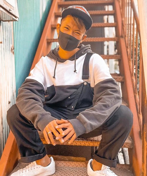 8(eight)(エイト)の「デニムオーバーオール(ユニセックス対応)(サロペット/オーバーオール・メンズ・ブラック/ブラウン/オリーブ/インディゴブルー/ブルー/アイボリー・SMALL/MEDIUM/LARGE/X-LARGE/X-SMALL)」の3枚目の写真