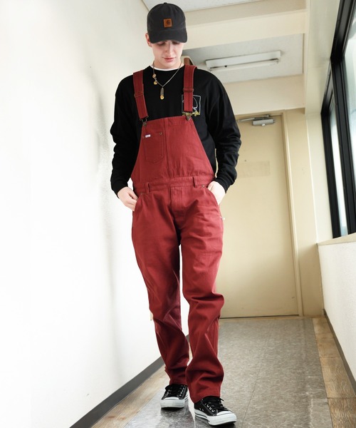 8(eight)(エイト)の「デニムオーバーオール(ユニセックス対応)(サロペット/オーバーオール・メンズ・ブラック/ブラウン/オリーブ/インディゴブルー/ブルー/アイボリー・SMALL/MEDIUM/LARGE/X-LARGE/X-SMALL)」の9枚目の写真