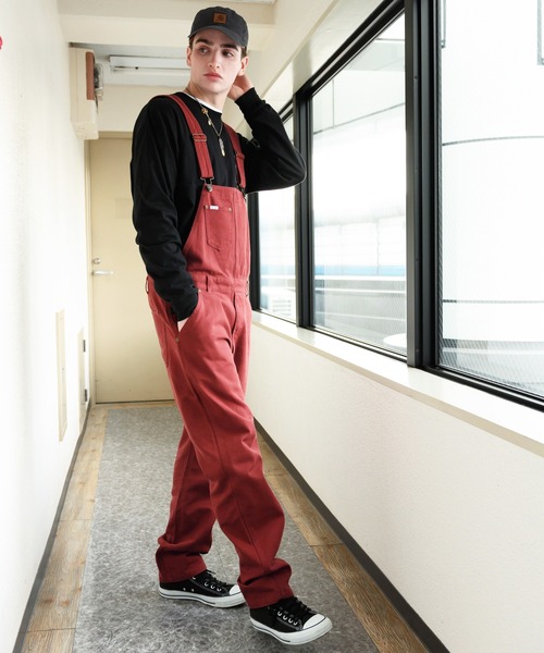 8(eight)(エイト)の「デニムオーバーオール(ユニセックス対応)(サロペット/オーバーオール・メンズ・ブラック/ブラウン/オリーブ/インディゴブルー/ブルー/アイボリー・SMALL/MEDIUM/LARGE/X-LARGE/X-SMALL)」の12枚目の写真