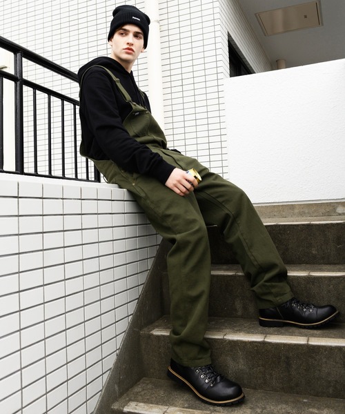 8(eight)(エイト)の「デニムオーバーオール(ユニセックス対応)(サロペット/オーバーオール・メンズ・ブラック/ブラウン/オリーブ/インディゴブルー/ブルー/アイボリー・SMALL/MEDIUM/LARGE/X-LARGE/X-SMALL)」の17枚目の写真