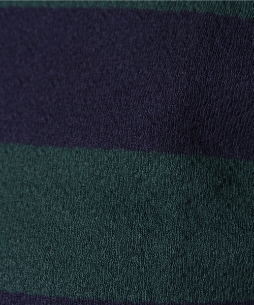 WEGO（ウィゴー）の「WEGO/フクレニットボーダー（ニット/セーター・レディース・ホワイト系その他/グリーン系その他・FREE）」の4枚目の写真