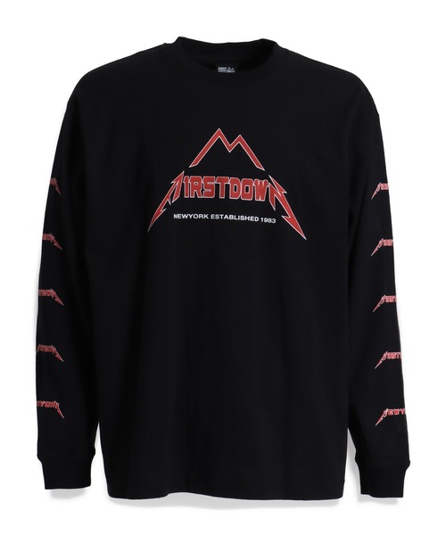 FIRST DOWN（ファーストダウン）の「メタル ロングスリーブ TEE（Tシャツ/カットソー・メンズ・ブラック/ライラック/オフホワイト・M/XL/S/L）」の3枚目の写真